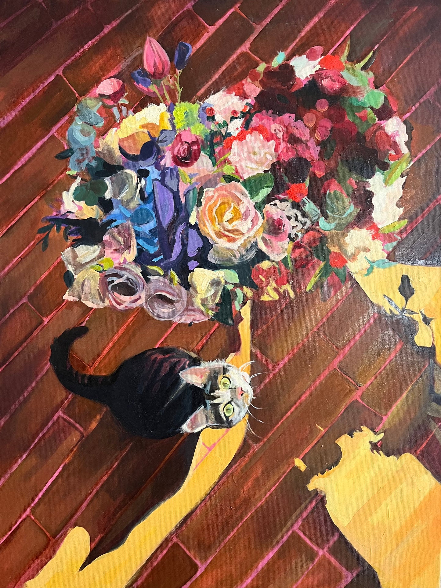 ''Esthete'',Size-80x60, Medium-oil on canvas, 2023