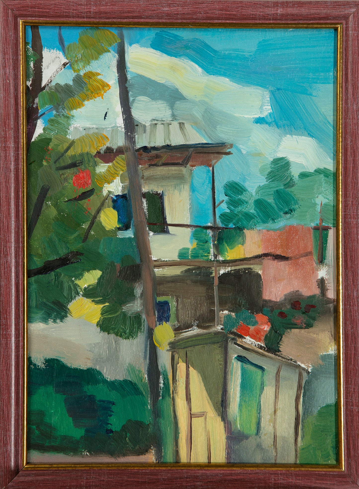''Ijevan'',Size-29x15, Medium-oil on cardboard, 2019