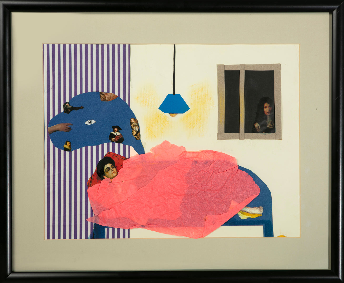 ''Subconscious'',Size-30x40, Medium-Collage, 2021