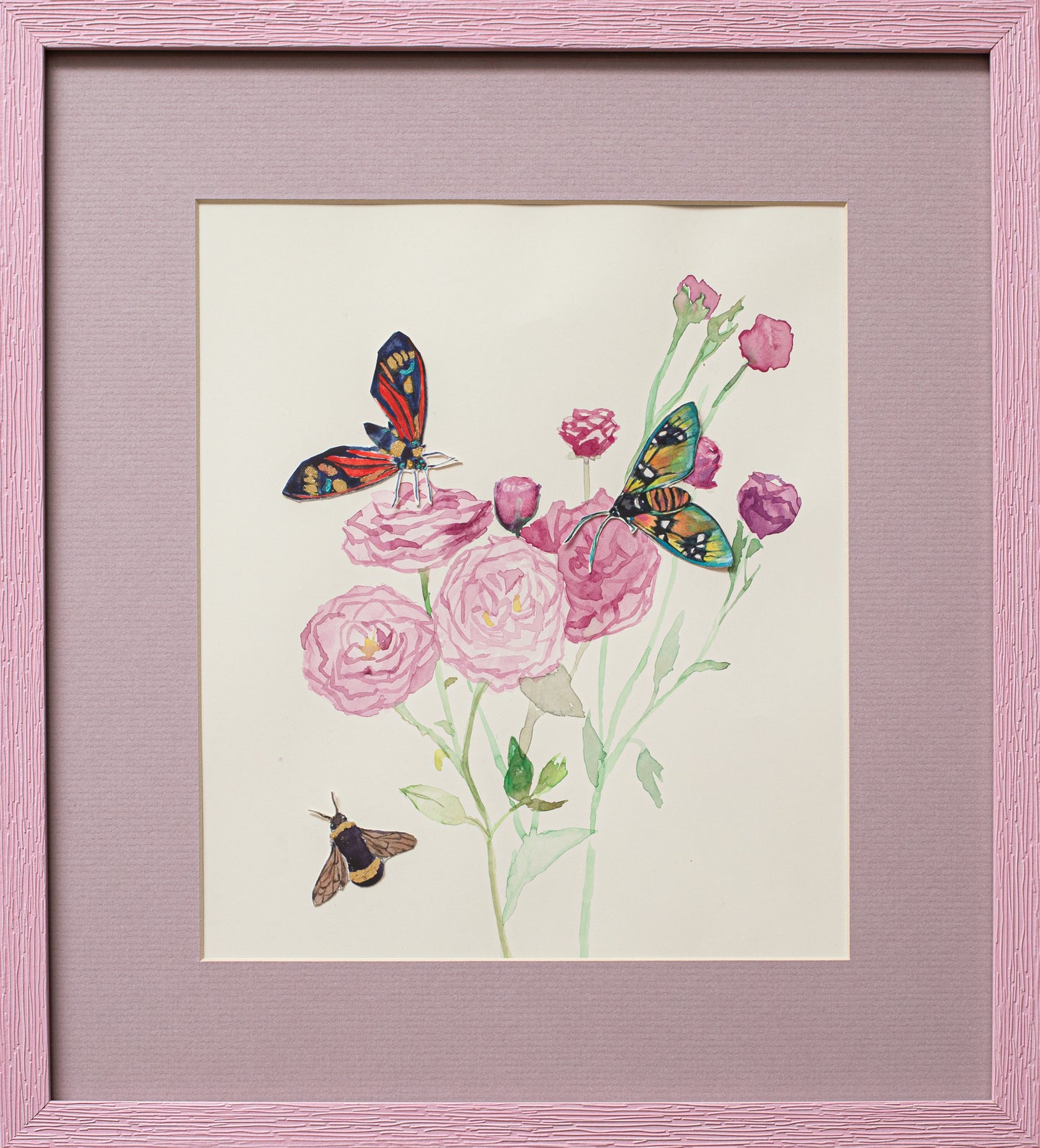 "Butterfly" series, Size-33x37, Medium-paper, mixed technique 2024