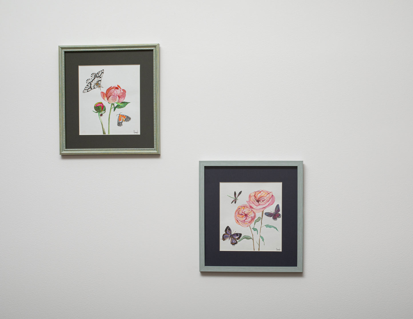 "Butterfly" series, Size-33x31, Medium-paper, mixed technique 2024