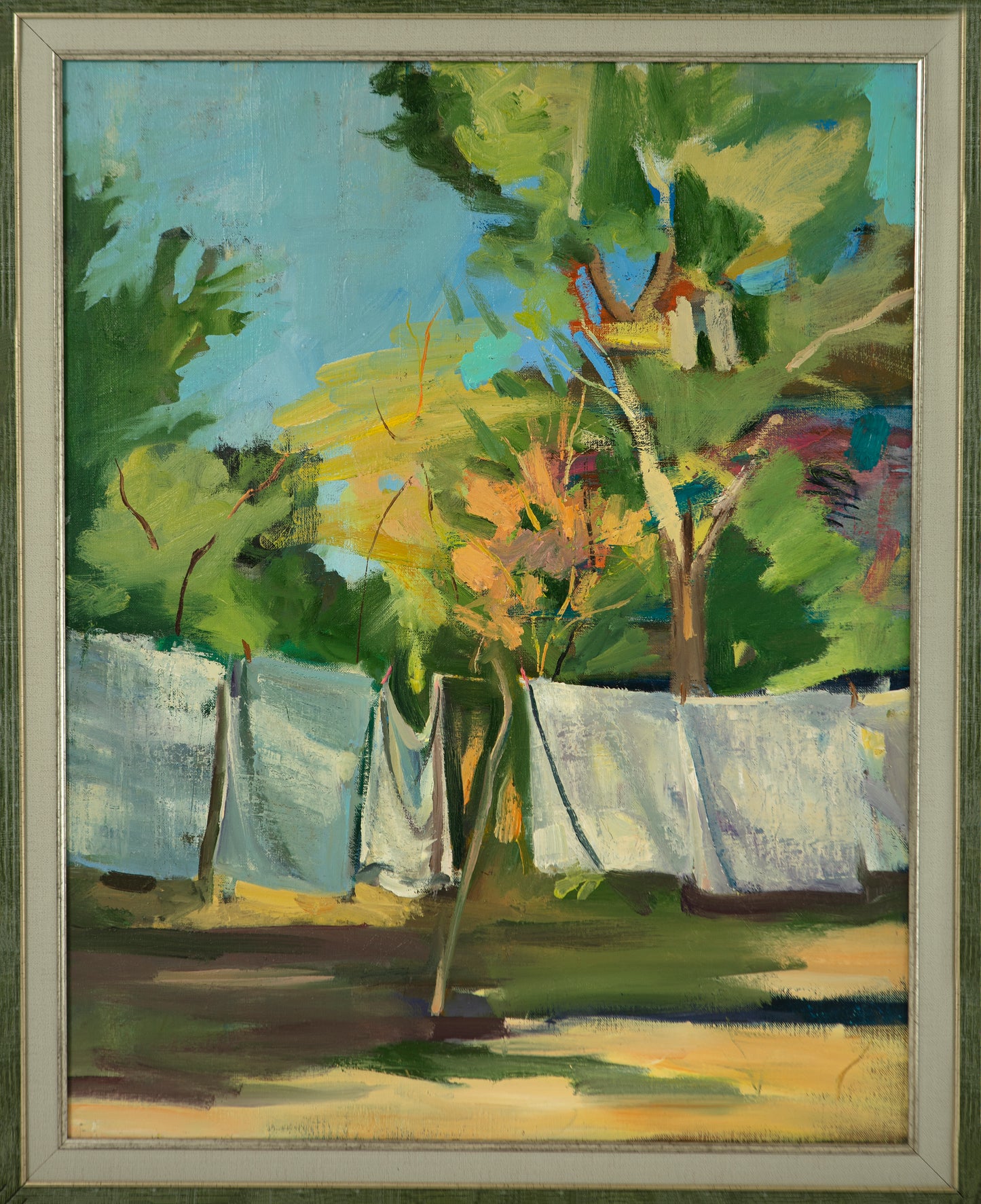 ''The laundry'',Size-50x70, Medium-oil on canvas, 2022