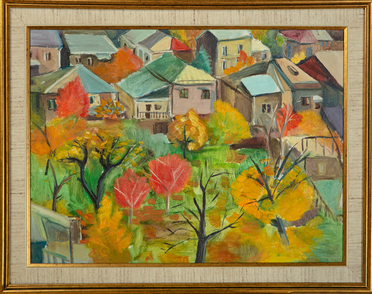 ''Autumn'', Size-53x42, Medium-oil on cardboard, 2018