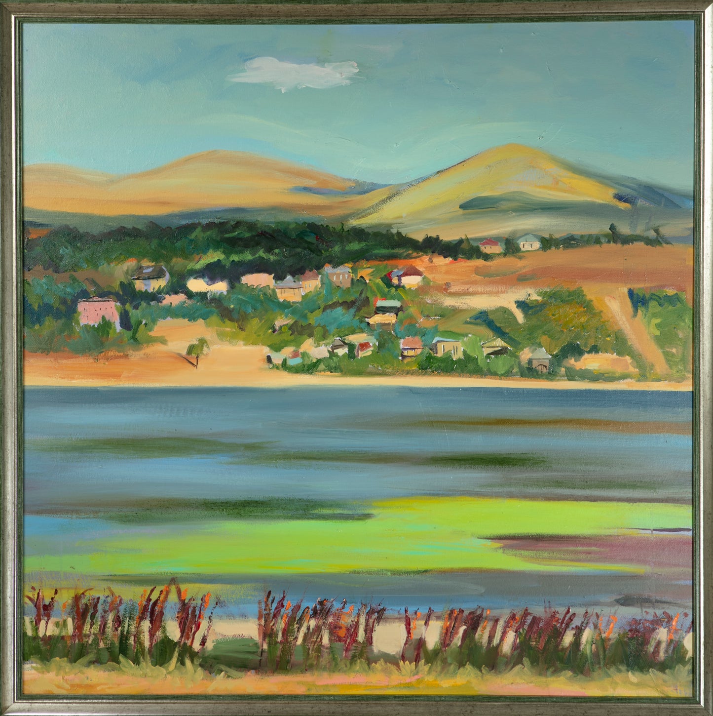 ''Hrazdan'',Size-90x60, Medium-oil on canvas, 2022