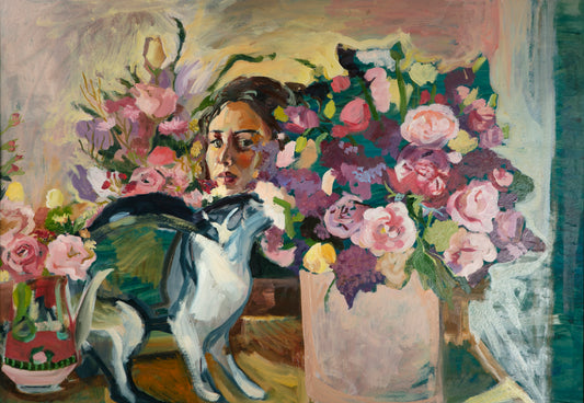 ''Fragrance'', Size-70x100, Medium -oil on cardboard, 2023