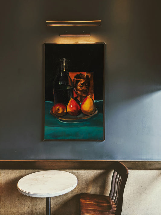 ''Still life with pears'', Size-65x45, Medium-oil on canvas,2020